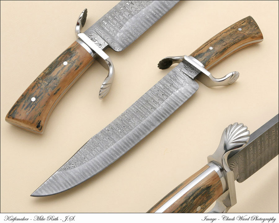 custom bowie knife panorama